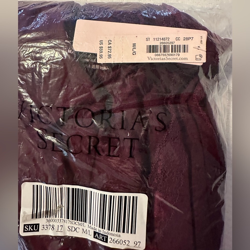 NWTO - new in bag, purple Victoria Secret Robe